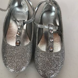 Silver sparkly shoes Toddler 7